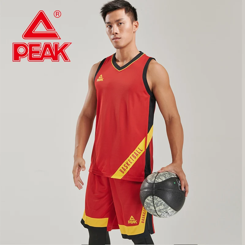 Пиковая Мужская баскетбольная одежда комплекты из 2 предметов удобный жилет