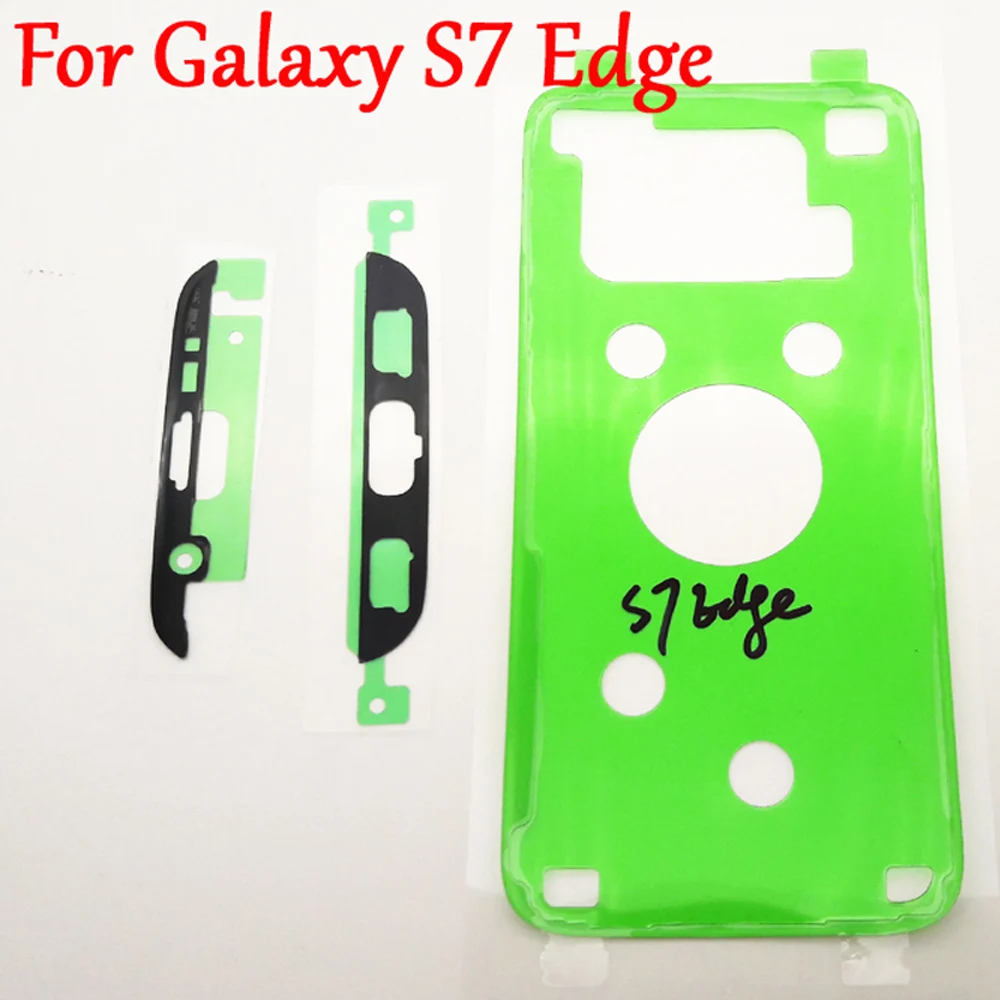 Оригинальная передняя клейкая лента для Samsung Galaxy S7 Edge Задняя стеклянная крышка