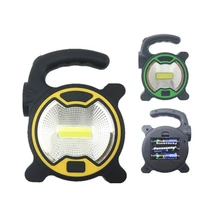 cob outdoor work portable lantern lamp led waterproof emergency portable spotlight rechargeable floodlight for camping light