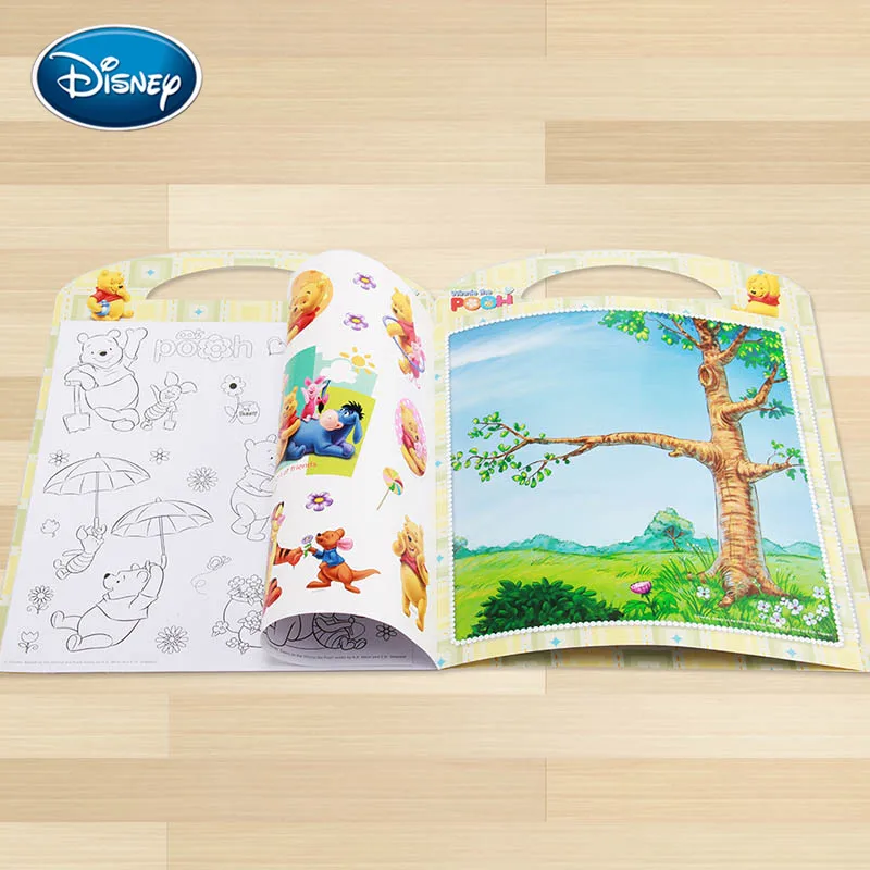 Disney Winnie the Pooh Children's Puzzle Handmade Sticker Book This Desk Wall DIY Scene Painted Graffiti | Игрушки и хобби