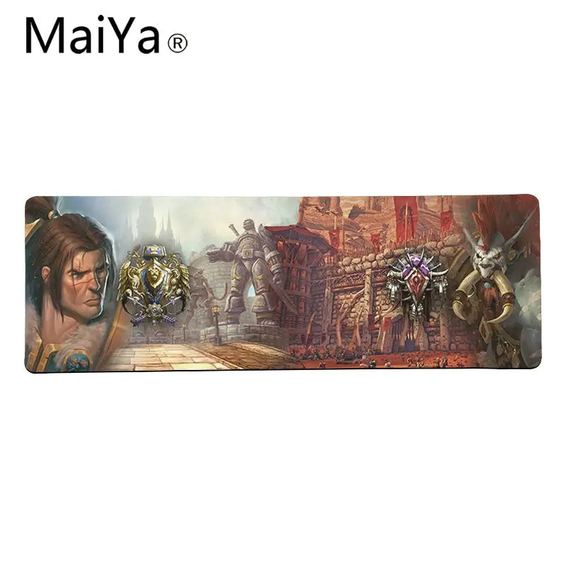 Maiya высокое качество WOW World of Warcraft резиновый ПК компьютерный игровой коврик для мыши большой коврик для мыши клавиатуры коврик - Цвет: Lock Edge 30x80cm