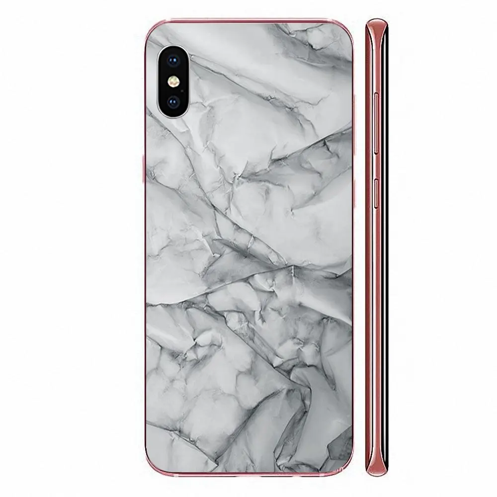 For Samsung Galaxy Note 5 8 9 S3 S4 S5 S6 S7 S8 S9 S10 5G mini Edge Plus Lite TPU Covers Stone Granite Marble Texture Pattern | Мобильные