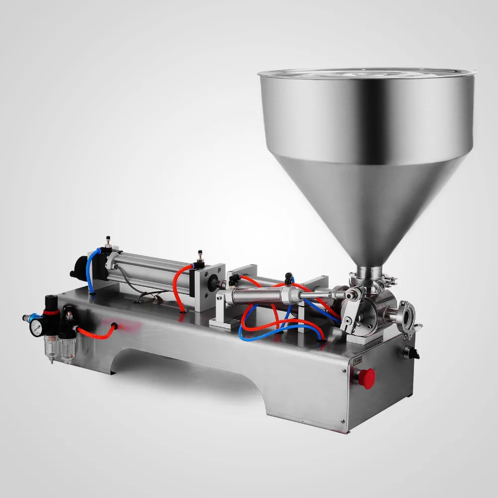 

50-500ml OrangeA Pneumatic Filling Machine Semi-auto Pneumatic Liquid Filling with 30L Hopper Liquid Filling Machine for Liquid