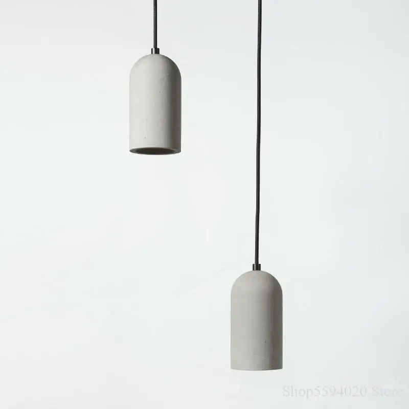 Ретро американский кантри подвесные светильники скандинавский цемент лампа