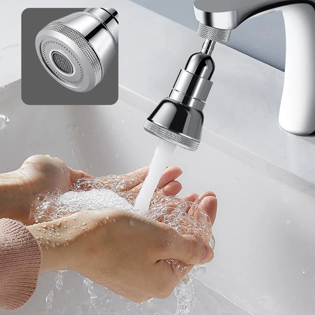 

1pc Copper Kitchen Sink Faucet Aerator 720° Swivel 2 Gears Easy Clean