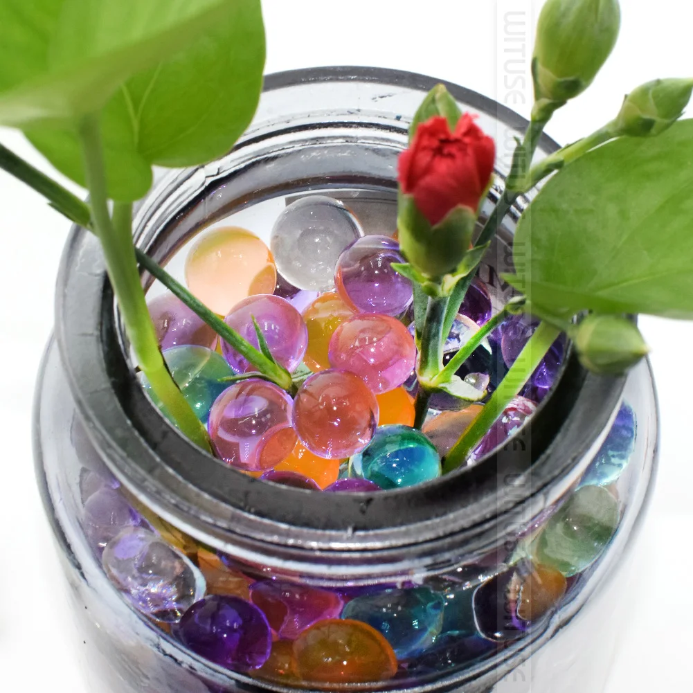 10 г/пакет кристалл грунт гидрогель полимер водяной бисер цветок свадебное