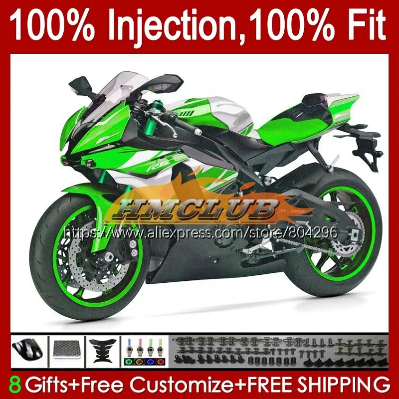 

OEM впрыска топлива для YAMAHA YZF R6 YZFR6 YZF 600 R 6 17 64No.22 YZF-600 YZF-R6, 17, 18, 19, YZF600 2017 светло-зеленый 2018 2019 обтекатель