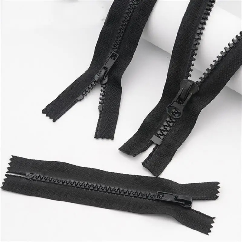 Застежки молнии для шитья материалы рукоделия № 5 и 8 черные закрытые зубы из
