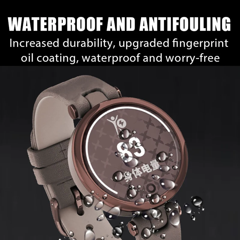 

5Pcs Premium Tempered Glass For Garmin Lily Women Fitness Sport Smartwatch Screen Protector Watch Protective Film Accessories
