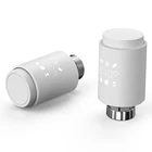 Умный привод радиатора TRV Tuya ZigBee3.0, программируемый термостатический клапан радиатора, регулятор температуры для Alexa Google Home