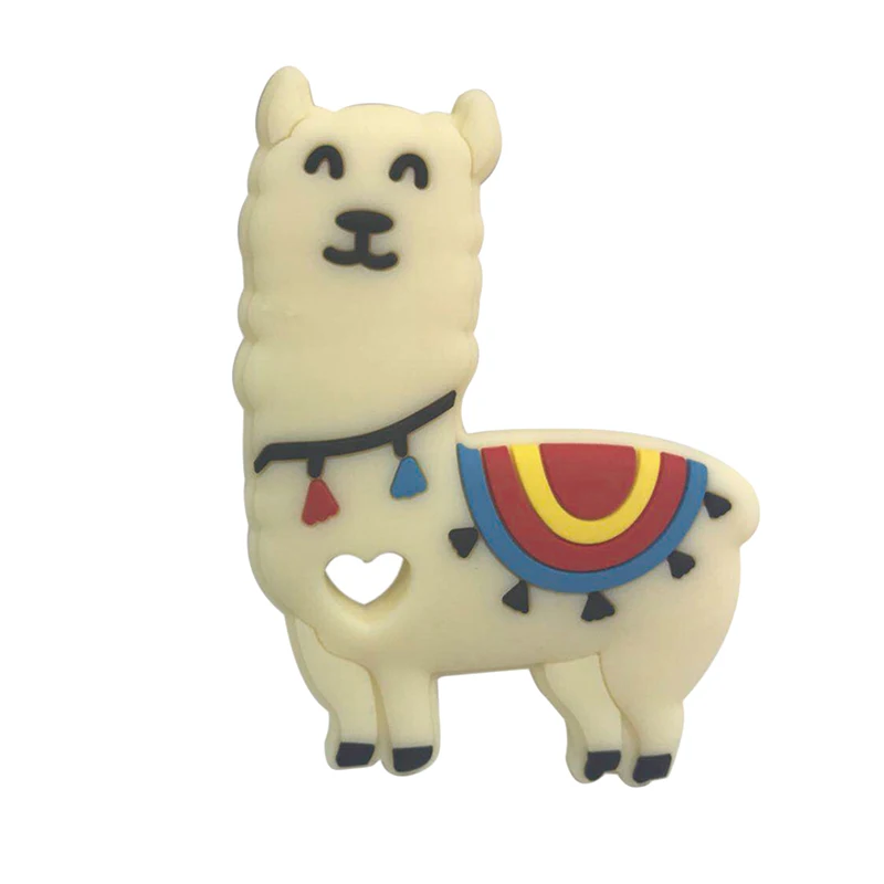 

Food Grade Silicone Teethers DIY Animal Hoggerel Baby Ring Teether Infant Baby Silicone Chew Charms Kids Teeth Gift Toddler Toys
