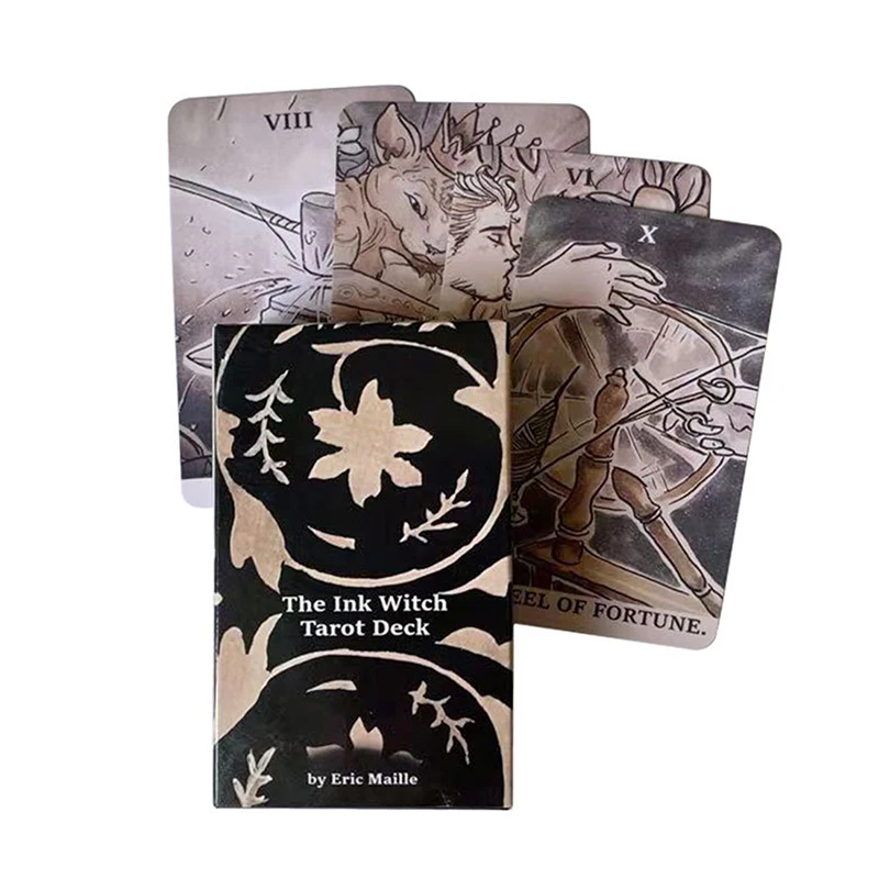 Hot!!!Ink Witch Tarot Oracle Cards Tarot Deck Cards Read The Mythic Fate Divination For Fortune Games