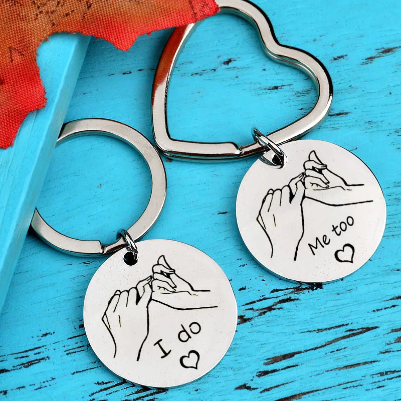 

Fashion Lovely Sweet Couple Keychain Romantic Lover Car Keyring Jigsaw Puzzle Key Ring Gift For Boyfriend Girlfriend Jewelry