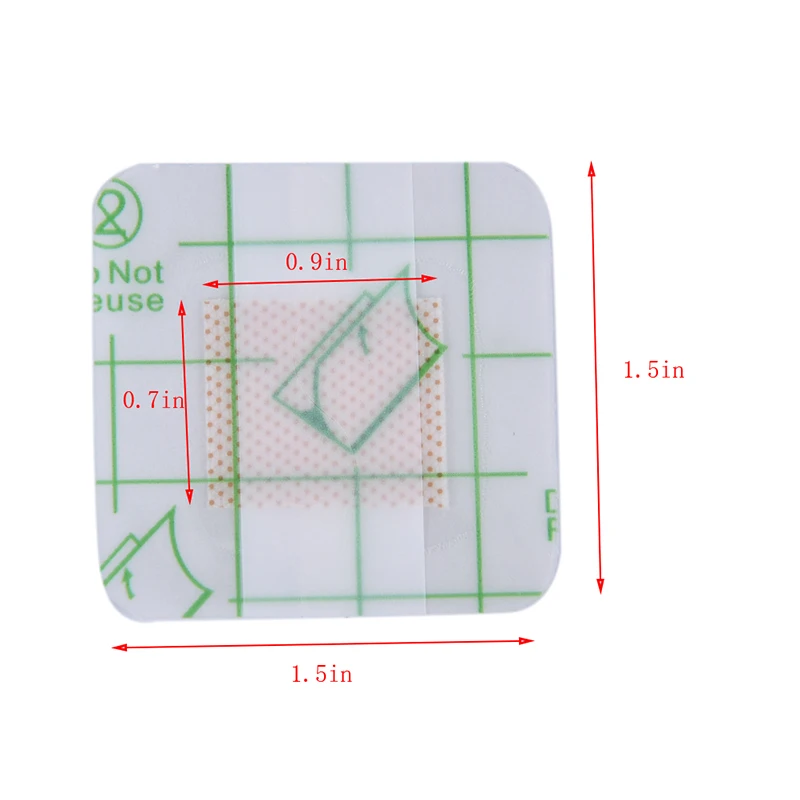 

10PCs Waterproof Adhesive Bandage Adhesive Wound Dressing Band aid Bandage Large Wound First Aid Outdoor 3.8cmX3.8cm