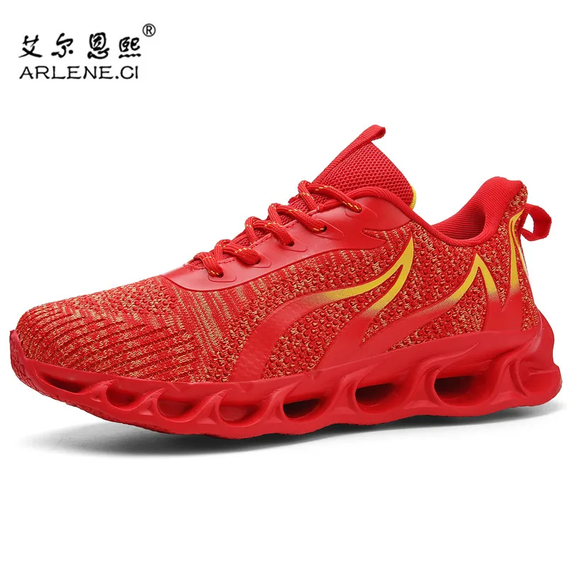 

New Men Vulcanized Shoes Lightweight Sneakers Air Mesh Breathable Sport Shoes Jogging Cushioning Trainers Shoes Chaussures Homme