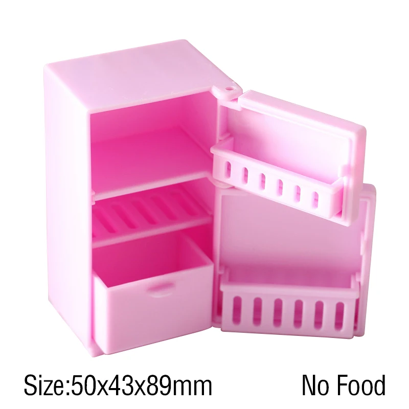 

1:12 Simulation Refrigerator Family Miniature Furniture Toy Doll Children Baby Room Game Toy Furniture Set Children's Gifts