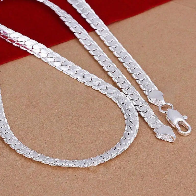 50 см серебряное мужское толстое ожерелье цепочка подарок моряка Луна стрельба из