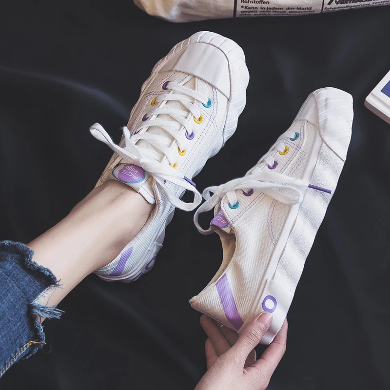 Парусиновая женская обувь Новинка 2019 года сезон весна модная повседневная в