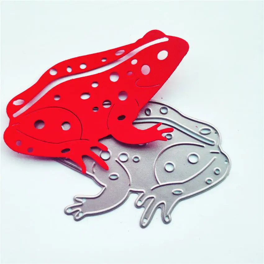 

Металлические Вырубные штампы в виде лягушки, скрапбукинг, бумага, ремесло, форма для альбома, тиснение для подарочных открыток, металличес...