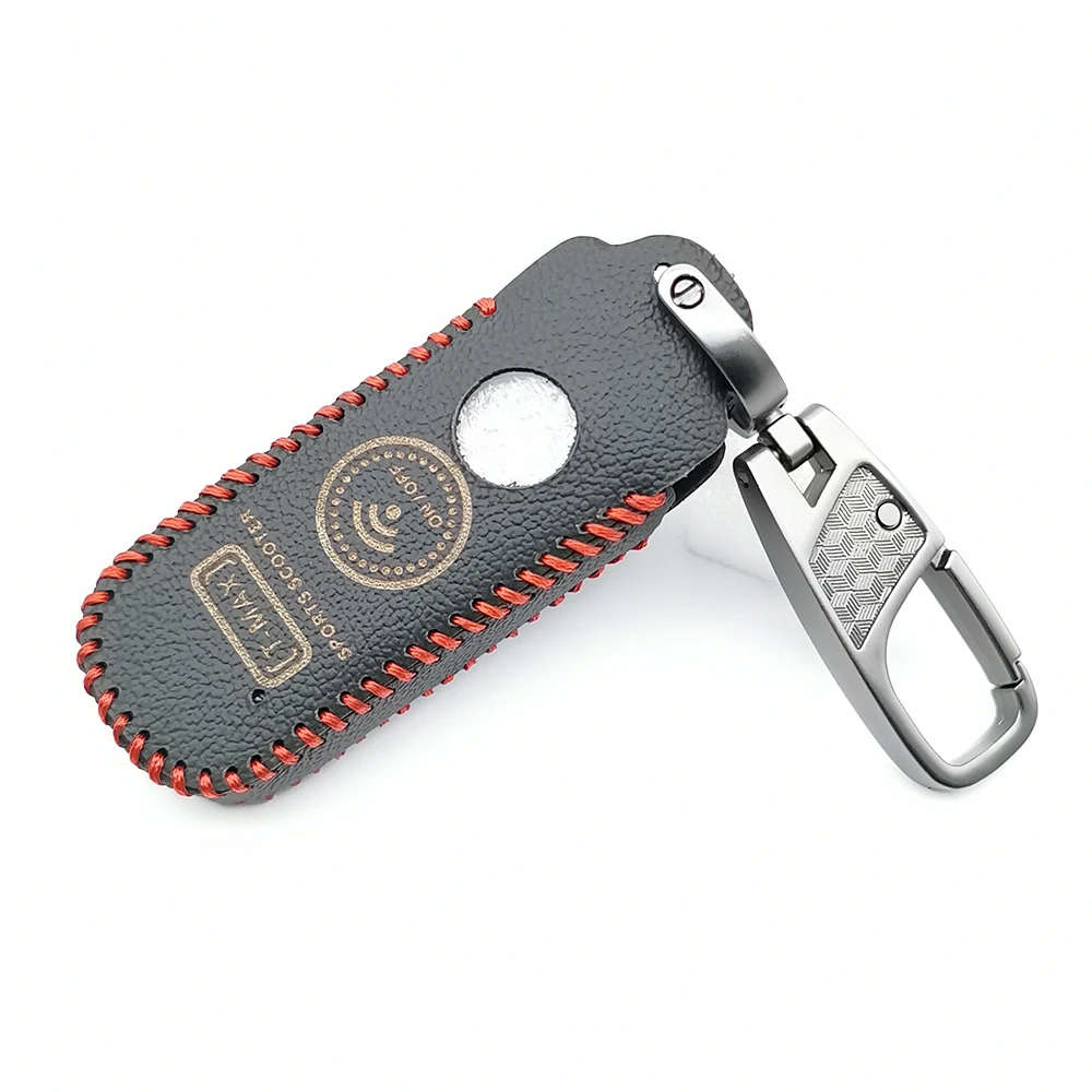 Высокое качество 100% кожа мотоцикл модифицированный дистанционный Брелок чехол