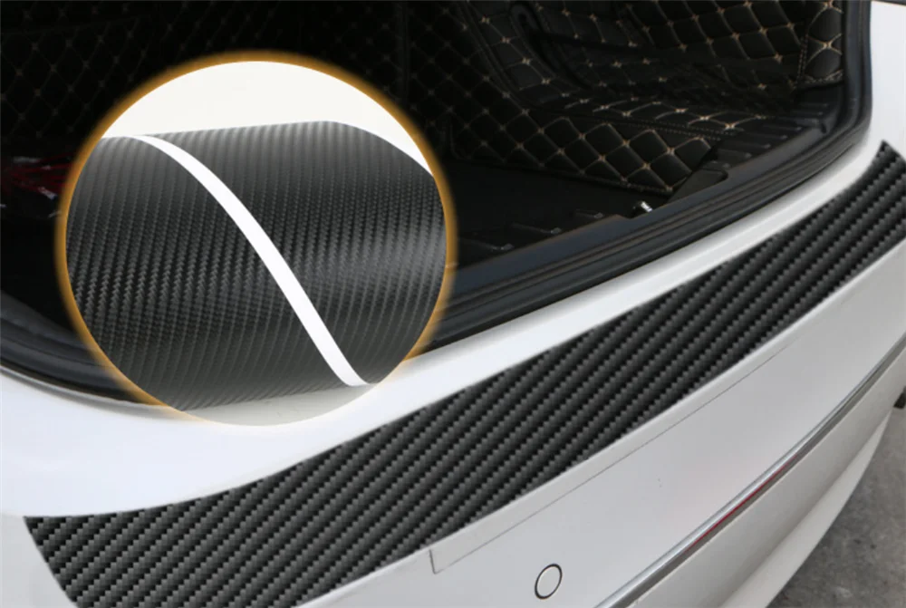 Наклейка на багажник из углеродного волокна для Kia Telluride Pro Venga Soul Forte5 Cadenza|Наклейки