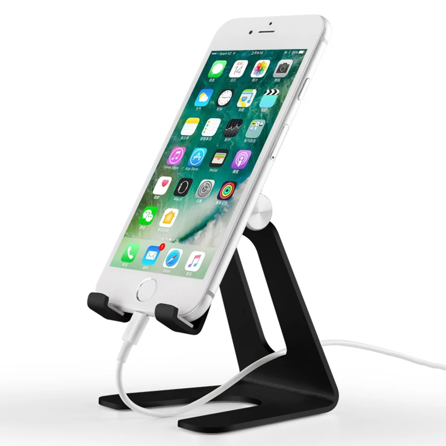

New Desktop Mobile Phone Holder Stand for IPhone 12 11 IPad Foldable Aluminum Alloy Desk Stand Holder Tablet Cell Phone Bracket