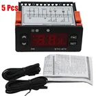 5 шт.лот ETC-974, микрокомпьютер, регулятор температуры, термостат для холодильника, регулятор температуры, двойной датчик NTC, 220 В