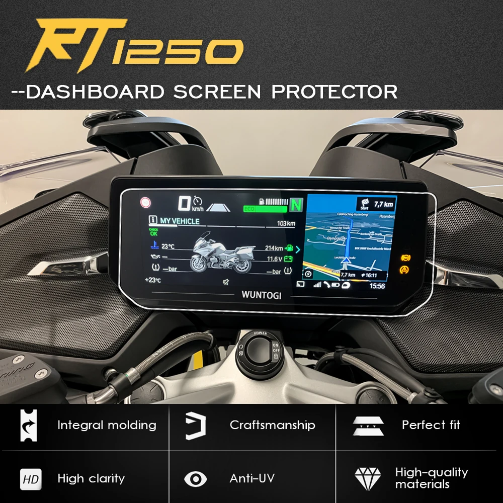 

For BMW R1250RT R1250 RT ​2021 NEW Motorcycle TFT LCD Scratch Cluster Screen Dashboard Screen Protection Instrument Film