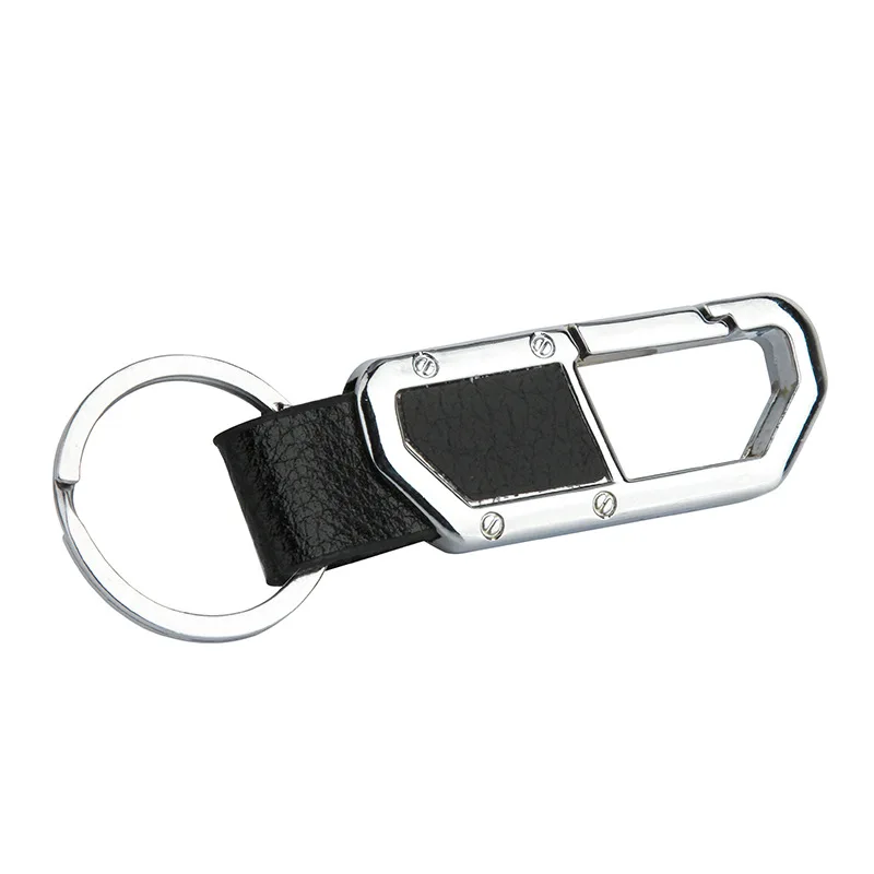 

New Metal Keychain Creative Gift Men's Waist Buckle Leather