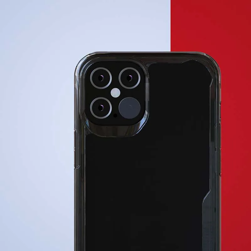 

Case For iPhone 12 Mini 12 Pro Max frame Shockproof Cover Transparent Case Protective Cover Thin Shell For iPhone12 Mini 6.1"