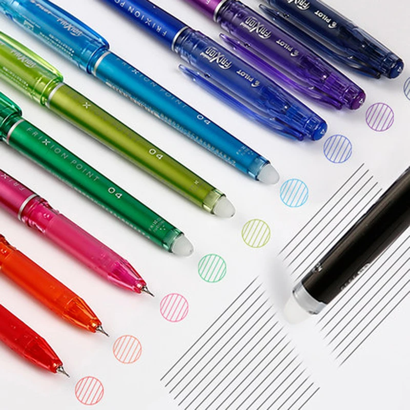Пилот LF-22P4 Frixion стираемый 0,4 мм наконечник гель чернила Pen-3pcs упакованы