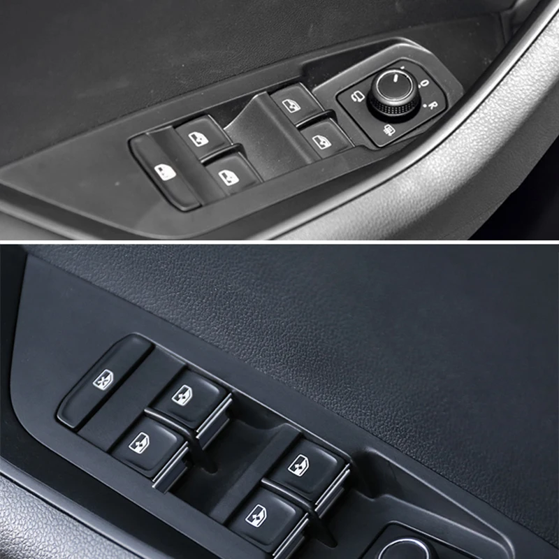 Кнопки управления окошком автомобиля Lsrtw2017 Abs для Skoda Kodiaq 2016 2017 2018 2019 2020 7 шт.
