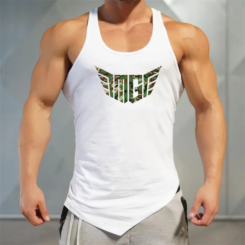 

Mens Workout Casual Gym Clothing Bodybuilding Fashion Tank Top Men Musculation Fitness Stringer Singlets Sleeveless Shirt Vest