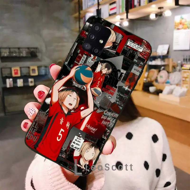 

Haikyuu Kuroo Tetsurou Phone Case For Samsung galaxy S 7 8 9 10 20 edge A 6 10 20 30 50 51 70 note 10 plus