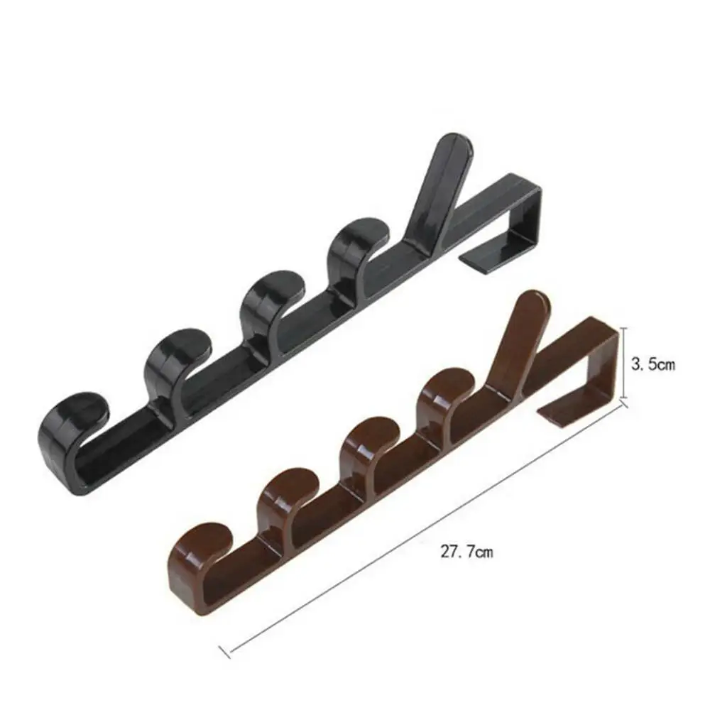 

Plastic Storage Organization Hooks Rails Bedroom Door Hooks Hanger Rack Clothes For Bags Towel Holder Hanging L1X5