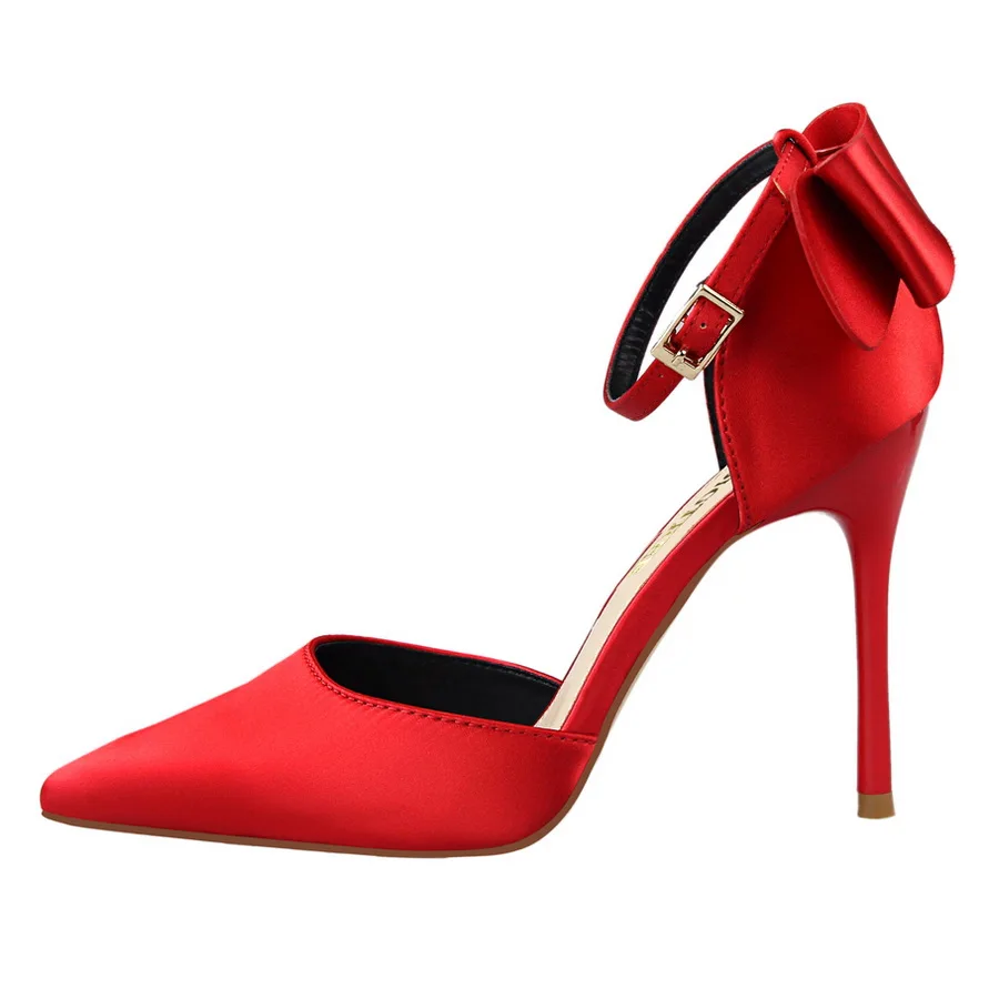 2021 новые пикантные женские туфли на высоком каблуке (10 см) Размер 43 сандалии