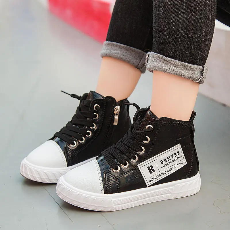 

Детская обувь для мальчиков 2020, плюшевые теплые осенне-зимние детские ботинки, кроссовки, модные кожаные ботинки для девочек, уличная Студенческая зимняя обувь