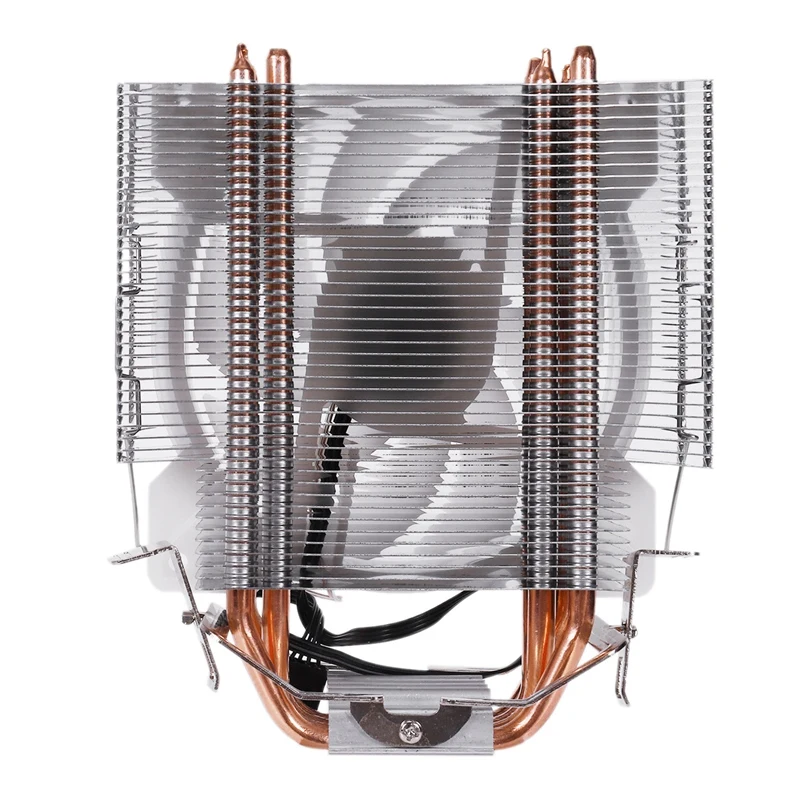 Вентилятор для процессора SNOWMAN цветной светодиодный кулер ЦП 4 тепловые трубки с