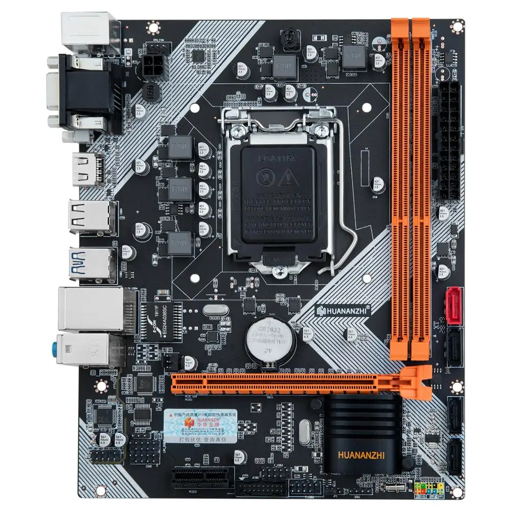 HUANANZHI B75 LGA1155 M ATX материнская плата с VGA/HDMI/DVI видео Порты Оперативная память DDR3 2
