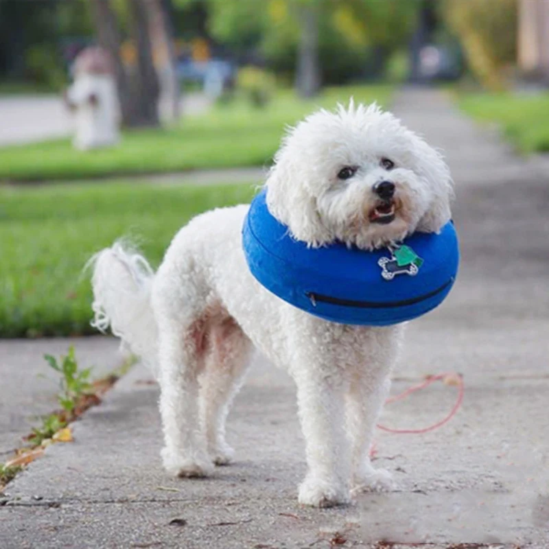 

Inflatable Pet Protect Collar Dog Anti-bite Neck Collar Dog Cat Puppy Grooming Protection Recovery Collar Safty Pets Supplies