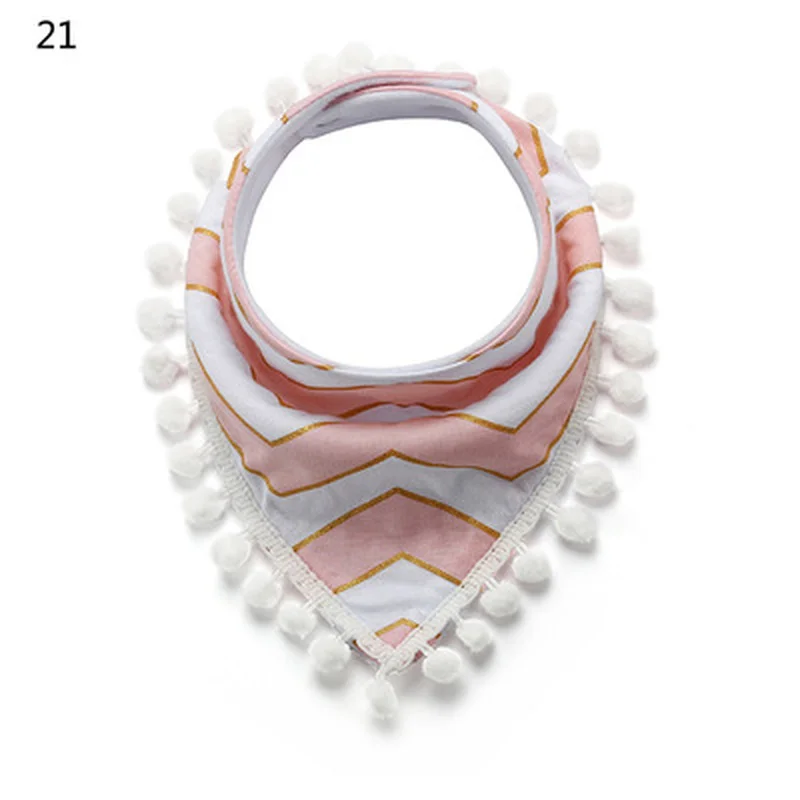 

1pc Cotton Tassel Baby Bibs Infant Bandana Babador Baby Feeding Bibs Toddler Newborn Scarf Baby Clothes Accessories