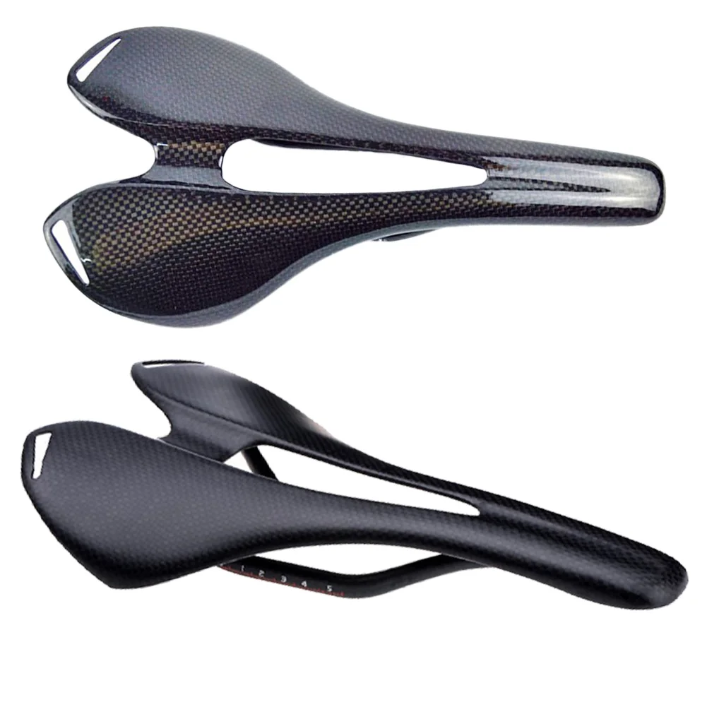 

Ultralight Selle full Carbon Saddle Bicycle vtt racing seat Wave Road Bike Saddle for men sans cycling Seat mat bike Spare Parts