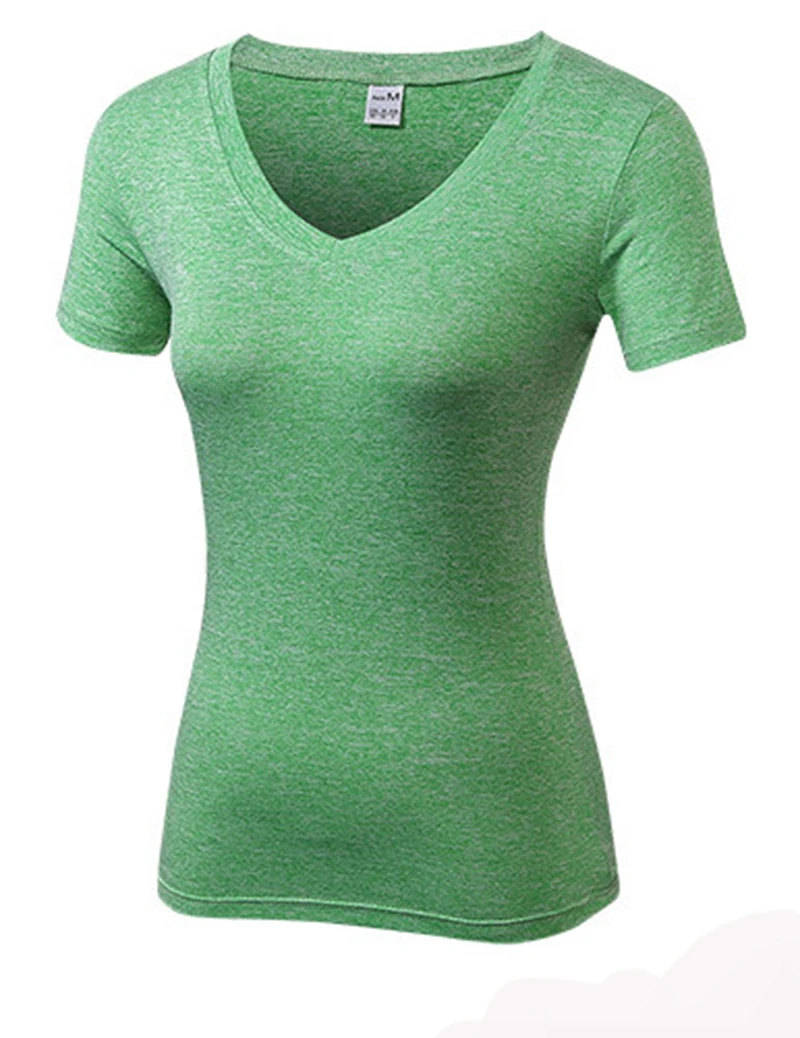 Женская спортивная футболка для бега фитнес топ колготки майка быстросохнущая