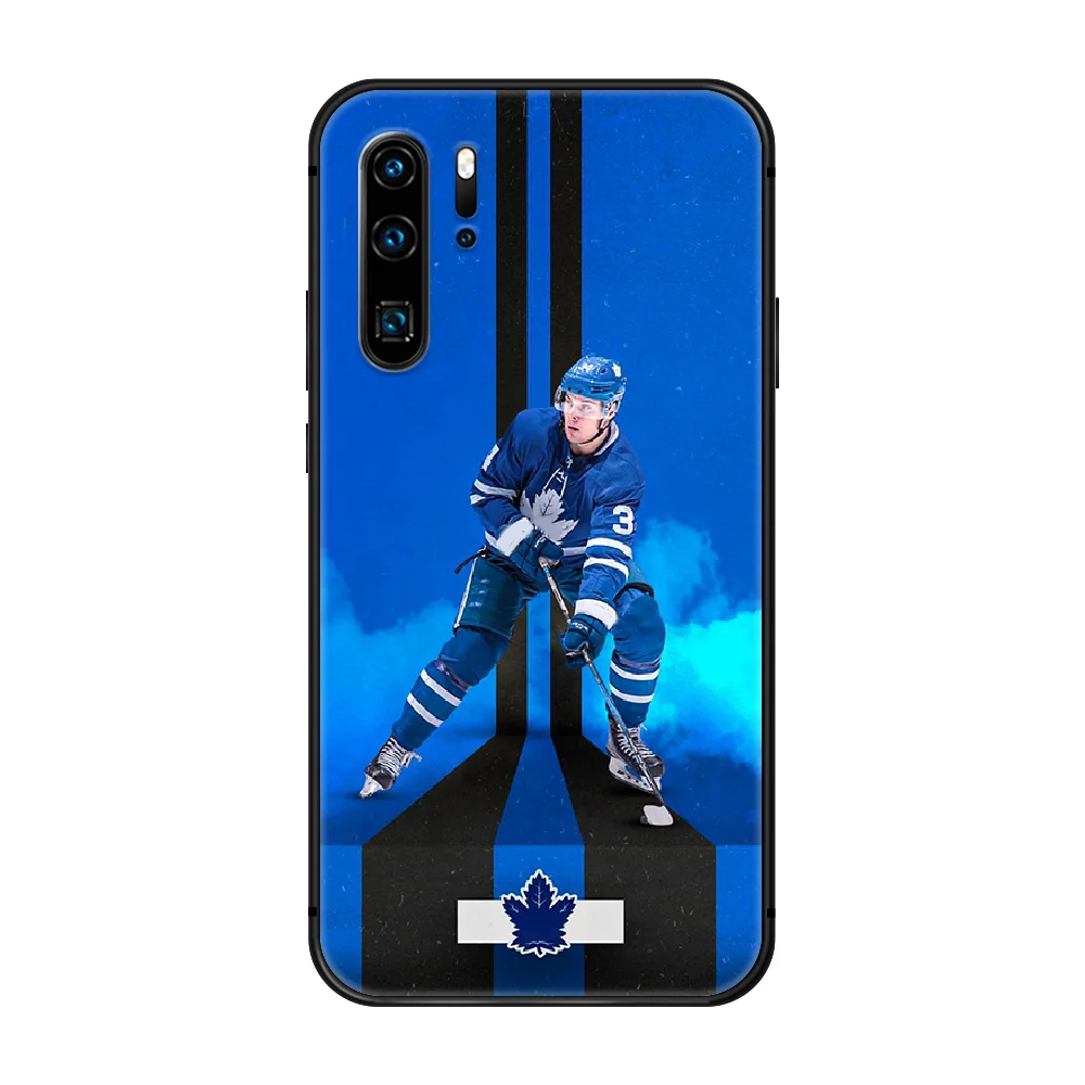 

matthews Ice Hockey 34 Phone Case Cover Hull For Huawei P8 P9 P10 P20 P30 P40 Lite Pro Plus smart Z 2019 black cover soft