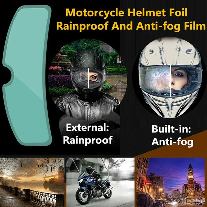 

Шлем прозрачная непромокаемая противотуманная патч-пленка Универсальный объектив для мотоциклетного шлема