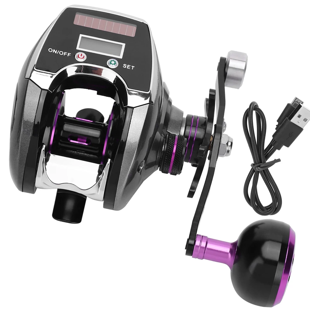 Baitcasting Reel 6+1BB 8.0:1 Ratio Digital Display with Line