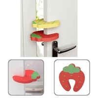 innovative doorstop practical comfortable fruit shape door block stopper door block security stopper 3pcs