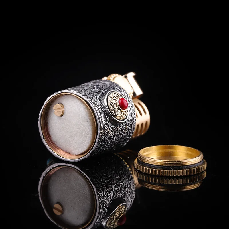 Ювелирные изделия из настоящего серебра S925 пробы Мужская подвеска с зажигалкой в