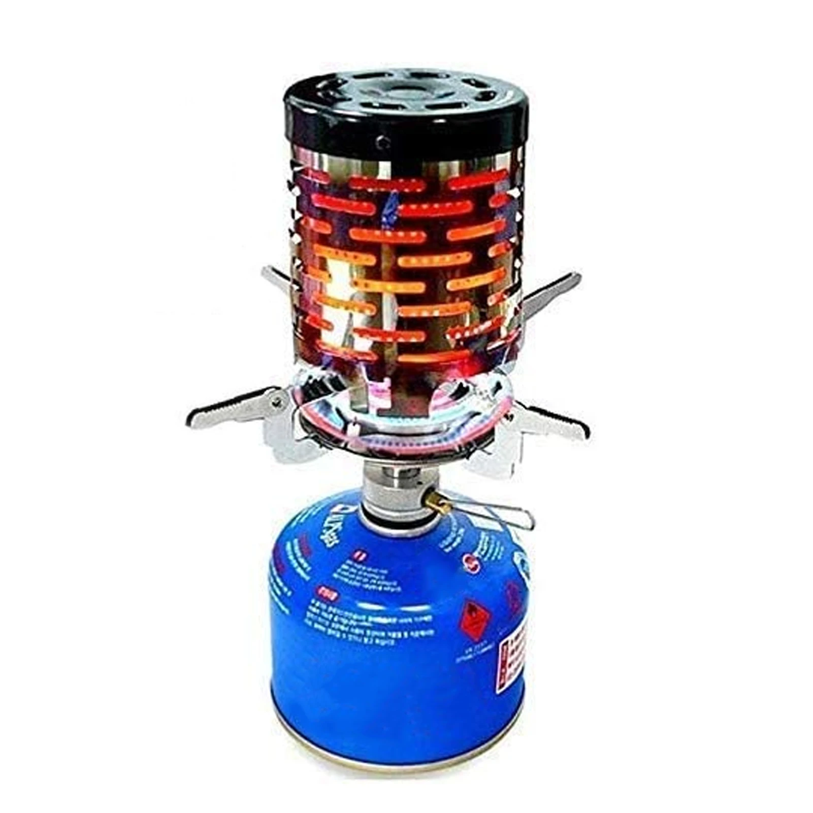 

Mini Heater Stove Wear-resistant Outdoor Camping Gas Heater Stove Portable Stainless Steel Gas Warmer Heating Cover With Burner