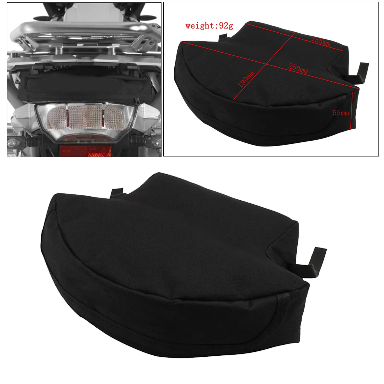 

Motorcycle Gap Repair Tool Storage Bag Waterproof Seat Tail Bag for BMW R1250GS R1200GS F750GS